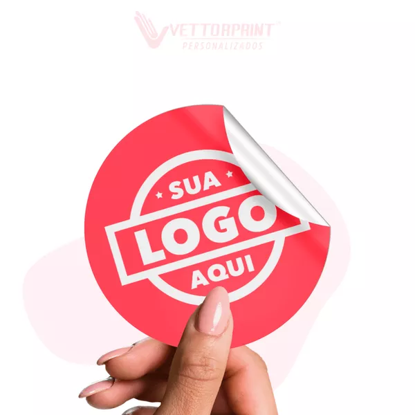 Adesivo - Tamanho e Quantidade Personalizada
